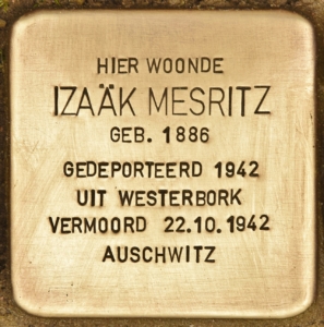 Stolperstein_für_Izaäk_Mesritz_(Middelharnis)